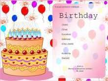 33 Blank Birthday Invitation Card Template With Photo Now for Birthday Invitation Card Template With Photo