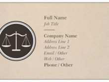 33 Blank Business Card Template Lawyer With Stunning Design with Business Card Template Lawyer