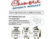 33 Blank Chick Fil A Flyer Template Now with Chick Fil A Flyer Template