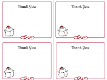 33 Blank Christmas Gift Thank You Card Template Download for Christmas Gift Thank You Card Template