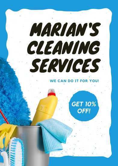 33 Blank Cleaning Flyers Templates Maker by Cleaning Flyers Templates