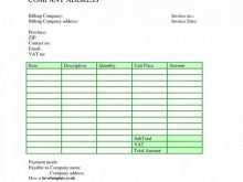 33 Blank Contractor Vat Invoice Template With Stunning Design with Contractor Vat Invoice Template