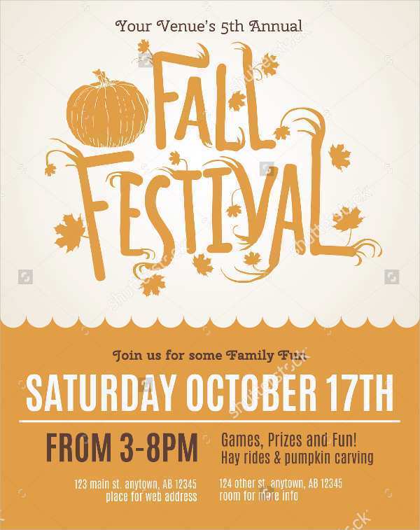 33 Blank Fall Flyer Templates Free For Free for Fall Flyer Templates Free