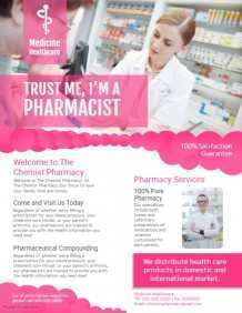 33 Blank Pharmacy Flyer Template For Free for Pharmacy Flyer Template