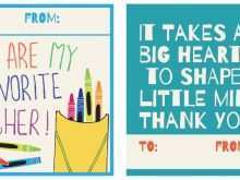 33 Blank Teacher Appreciation Thank You Card Template Download by Teacher Appreciation Thank You Card Template