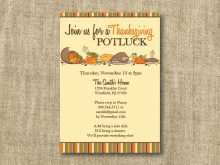 33 Blank Thanksgiving Potluck Flyer Template Free in Word with Thanksgiving Potluck Flyer Template Free