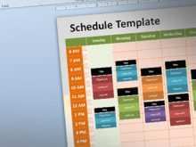33 Create Class Schedule Template Powerpoint in Photoshop with Class Schedule Template Powerpoint