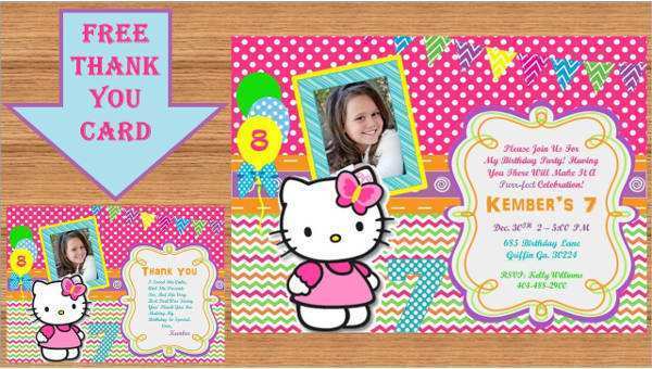 33 Create Hello Kitty Invitation Card Template Free for Ms Word by Hello Kitty Invitation Card Template Free