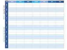 33 Create Hourly Class Schedule Template for Ms Word by Hourly Class Schedule Template