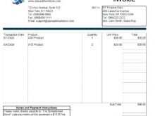 Invoice Template Excel 2007