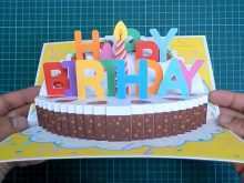 33 Create Pop Up Card Tutorial Happy Birthday Layouts by Pop Up Card Tutorial Happy Birthday