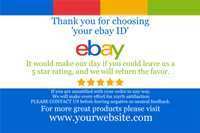 33 Create Thank You Card Template Ebay For Free by Thank You Card Template Ebay