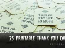 33 Creating Thank You Card Templates To Print in Word by Thank You Card Templates To Print
