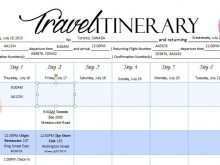 33 Creating Travel Itinerary Template Examples Layouts with Travel Itinerary Template Examples