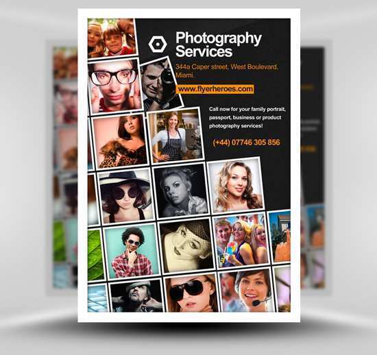 33 Creative Collage Flyer Template Photo with Collage Flyer Template