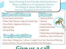 Commercial Cleaning Flyer Templates