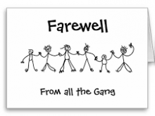 33 Creative Farewell Card Templates Template Maker with Farewell Card Templates Template