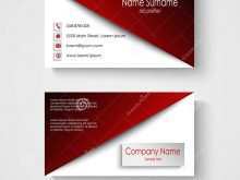 33 Creative Red Business Card Template Download Templates with Red Business Card Template Download