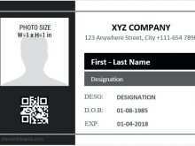 Employee Id Card Template Size