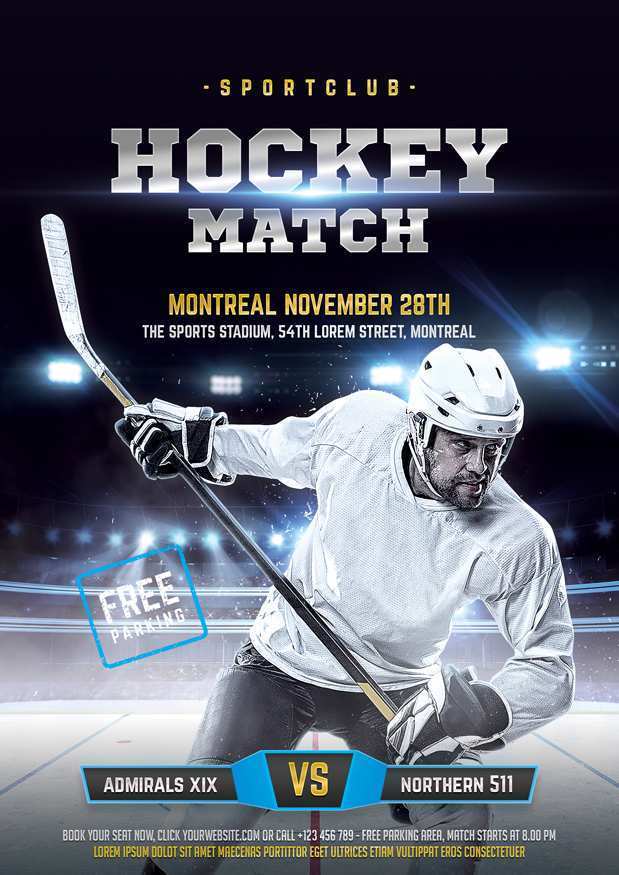 33 Customize Free Hockey Flyer Template in Word by Free Hockey Flyer Template