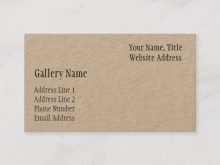 33 Customize Our Free Kraft Name Card Template For Free for Kraft Name Card Template