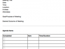 33 Customize Our Free Meeting Agenda Notes Template Download for Meeting Agenda Notes Template