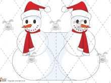 33 Customize Snowman Christmas Card Template PSD File with Snowman Christmas Card Template
