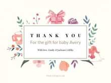 33 Format Thank You Card Template Baby Gift For Free by Thank You Card Template Baby Gift