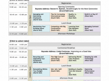 33 Free 3 Day Conference Agenda Template Maker for 3 Day Conference Agenda Template