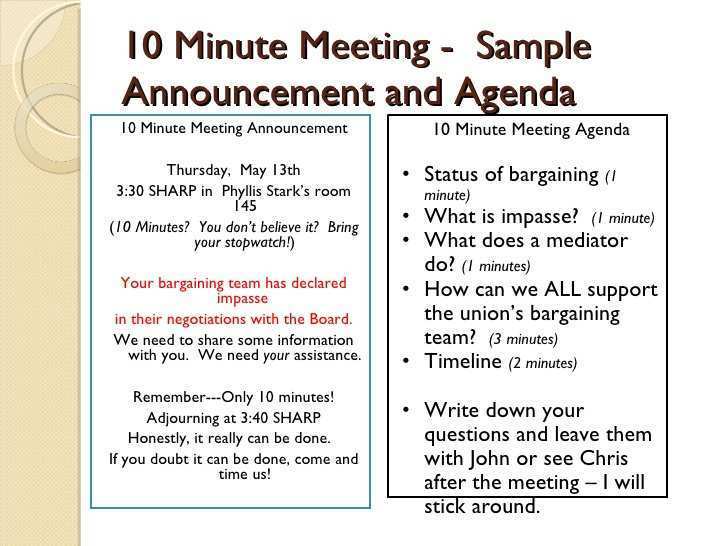 33 Free 30 Minute Meeting Agenda Template With Stunning Design for 30 Minute Meeting Agenda Template