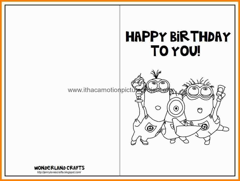 33 Free Birthday Card Templates To Print in Word by Birthday Card Templates To Print