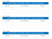 33 Free Event Agenda Example Formating for Event Agenda Example