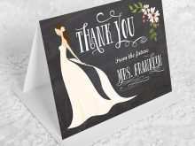 33 Free Free Bridal Shower Thank You Card Templates Layouts by Free Bridal Shower Thank You Card Templates