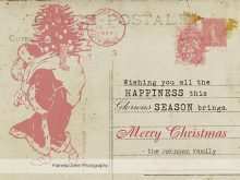 33 Free Vintage Christmas Card Templates for Ms Word with Vintage Christmas Card Templates
