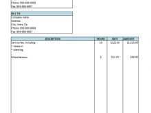 33 Online Hourly Service Invoice Template in Word by Hourly Service Invoice Template