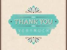33 Online Vintage Thank You Card Template by Vintage Thank You Card Template