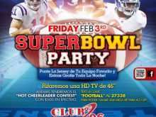 33 Printable Super Bowl Party Flyer Template Now for Super Bowl Party Flyer Template