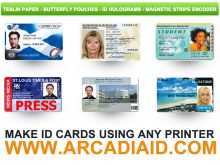 33 Printable Teslin Id Card Template Formating with Teslin Id Card Template