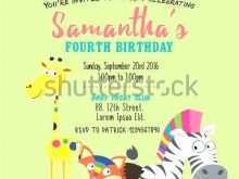 33 Printable Zoo Birthday Card Template Formating with Zoo Birthday Card Template