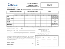 33 Report Contractor Timesheet Invoice Template PSD File with Contractor Timesheet Invoice Template