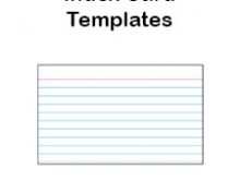 33 Report Index Card Template Word 4X6 For Free for Index Card Template Word 4X6