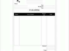 33 Standard Invoice Template For Cleaning Company in Word for Invoice Template For Cleaning Company