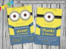 33 Standard Minion Thank You Card Template in Word by Minion Thank You Card Template