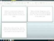 Playing Card Size Template Word