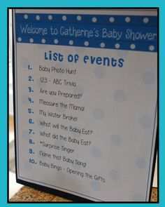 33 The Best Baby Shower Agenda Example Download with Baby Shower Agenda Example