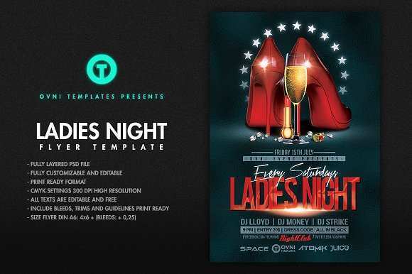 Download 33 The Best Ladies Night Flyer Template Free Download By Ladies Night Flyer Template Free Cards Design Templates