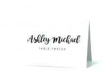 33 The Best Table Name Card Template Size Photo by Table Name Card Template Size