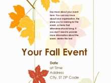 Fall Flyer Templates For Free