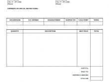 Freelance Design Invoice Excel Template