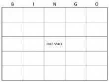 34 Adding Bingo Card Template 5X5 Formating for Bingo Card Template 5X5